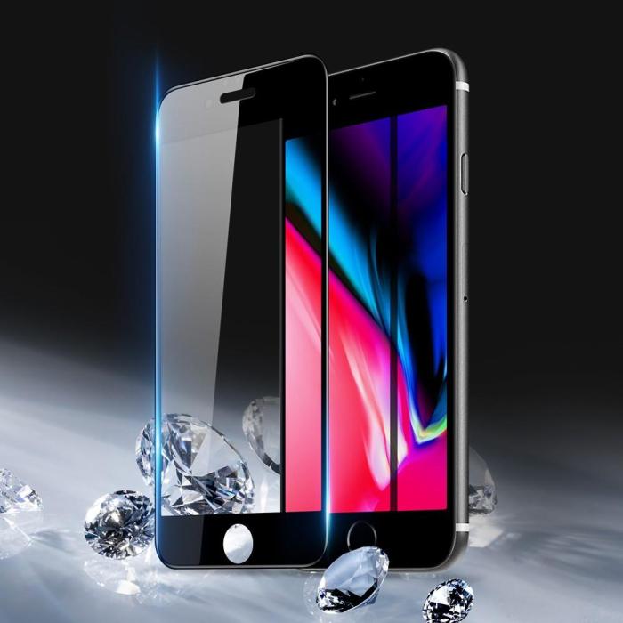 A-One Brand - [2-PACK] Härdat Glas Skärmskydd iPhone 7/8/SE 2020 - Svart