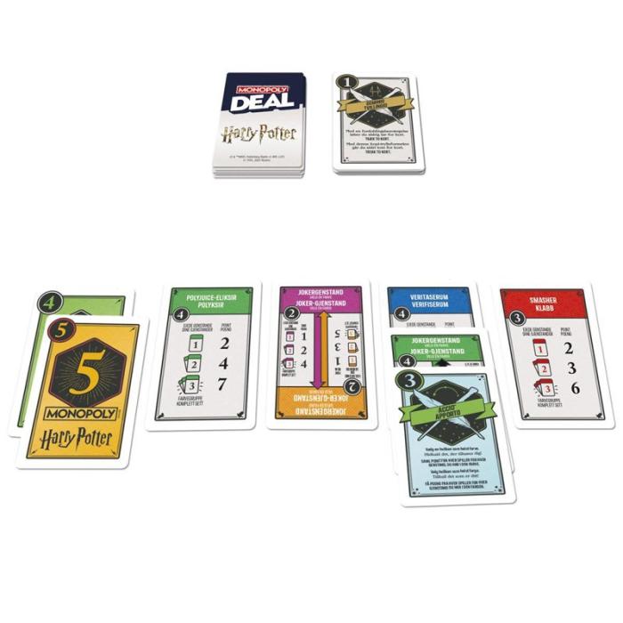 Hasbro - HASBRO Kortspel Monopoly Deal Harry Potter (NO/DK)