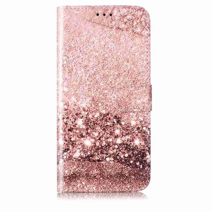 OEM - Plånboksfodral för Samsung Galaxy S26 Flip Konstläder - Roséguld Marmor