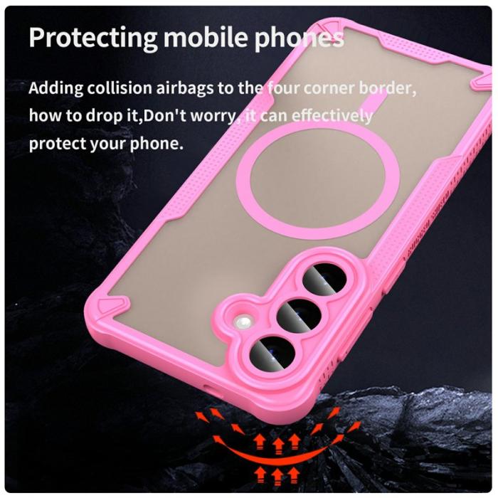 OEM - Mobilskal för Samsung Galaxy S26 Plus Magnetiskt TPU + PC - Rosa