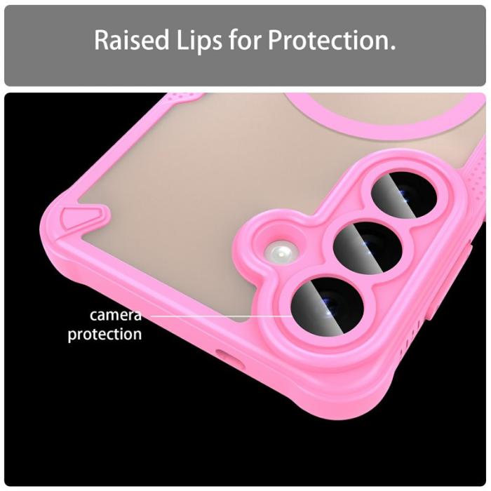 OEM - Mobilskal för Samsung Galaxy S26 Plus Magnetiskt TPU + PC - Rosa
