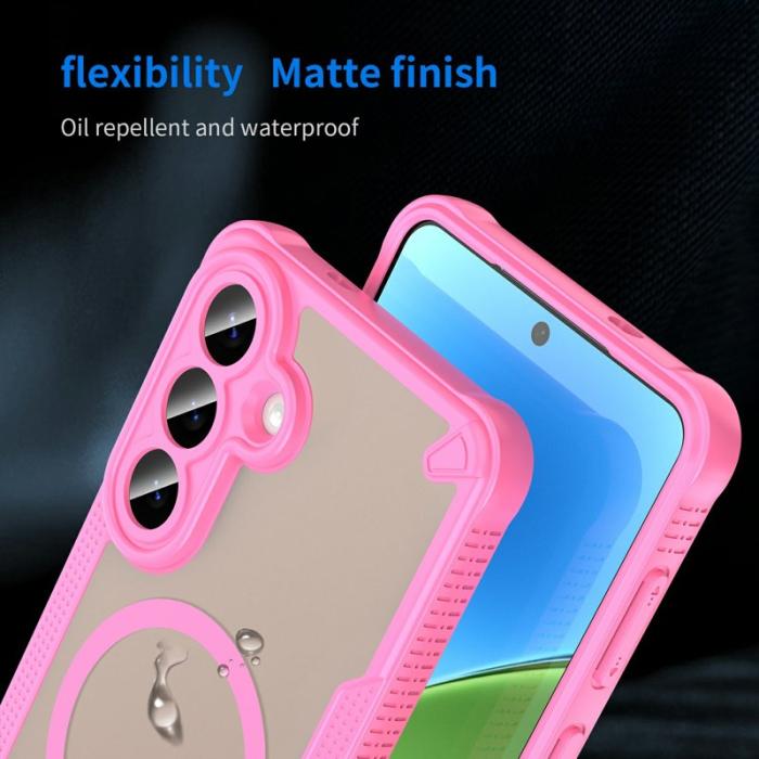 OEM - Mobilskal för Samsung Galaxy S26 Plus Magnetiskt TPU + PC - Rosa
