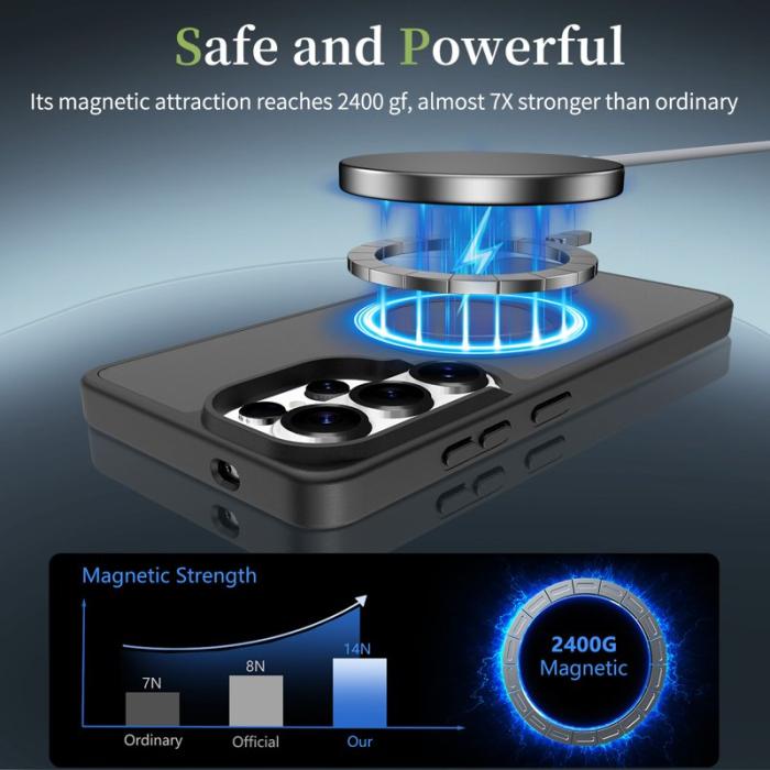 OEM - Mobilskal för Samsung Galaxy S26 Ultra Magnetiskt TPU - Svart
