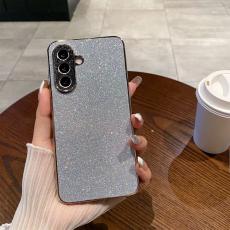 OEM - Mobilskal f&ouml;r Samsung Galaxy S26 Glitter Anti Drop PC + TPU - Silver