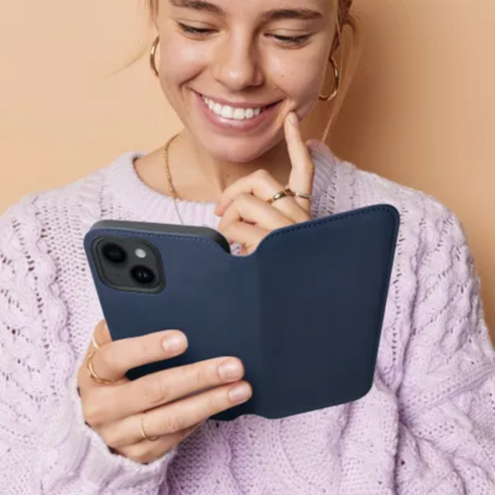 OEM - Xiaomi 13t/13T Pro Plånboksfodral Dual Pocket - Marinblå