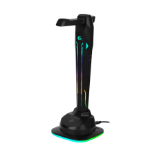 EGOGEAR - EGOGEAR Headsetställ SAC1 RGB Med 4xUSB-portar och Type-C 1m