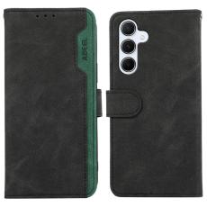 ABEEL - ABEEL Samsung Galaxy A36 5G Pl&aring;nboksfodral Splicing Konstl&auml;der Svart