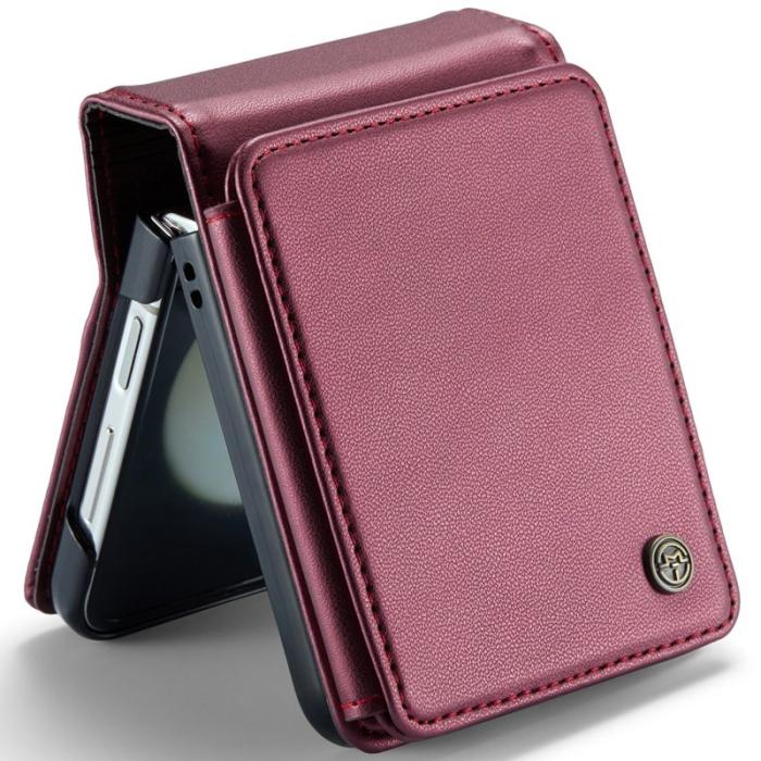 Caseme - CASEME C22 Fodral för Samsung Galaxy Z Flip7 FE 5G - Vinröd