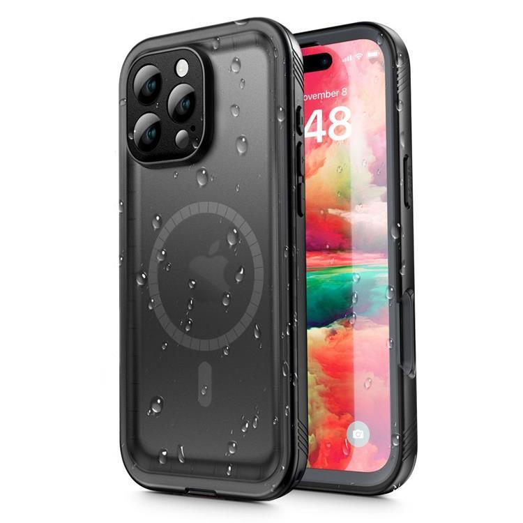 Tech-Protect iPhone 16 Pro Mobilskal Magsafe Shellbox IP68 - Svart | 2353 | AlltMobil