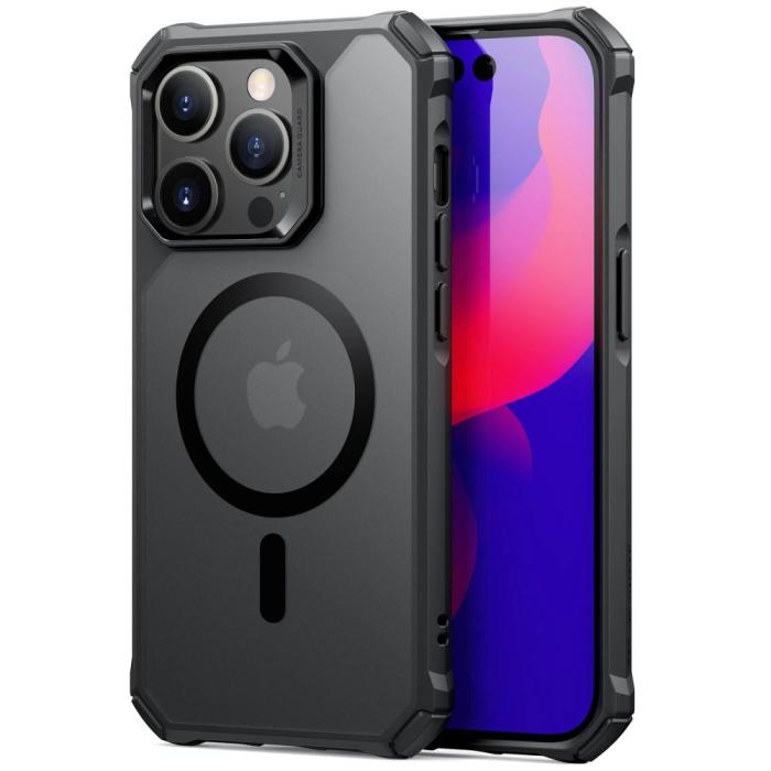 ESR - ESR iPhone 14 Pro Magsafe Skal Air Armor Halolock - Frosted Svart
