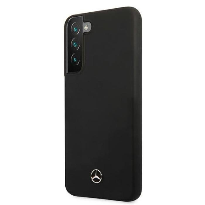 Mercedes - Mercedes Silicone Skal Galaxy S22 Plus - Svart