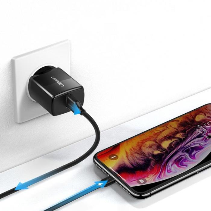 UTGATT5 - Ugreen Väggladdare USB 2.1A - Svart