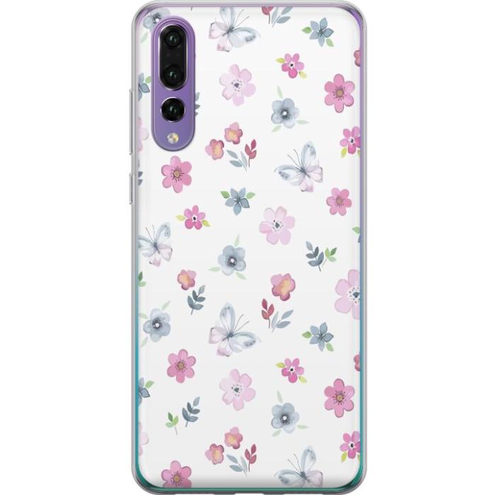 iSecrets - Mobilskal till Huawei P20 Pro med Blommor och fjärillar
