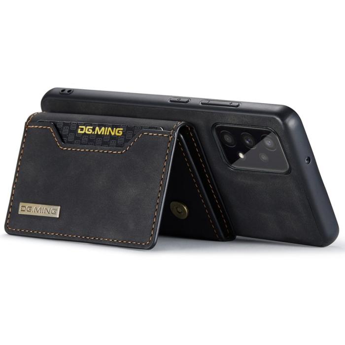 DG.MING - DG.MING M2 Series 2-in-1 Wallet Mobilskal för Samsung Galaxy A53 5G - Svart