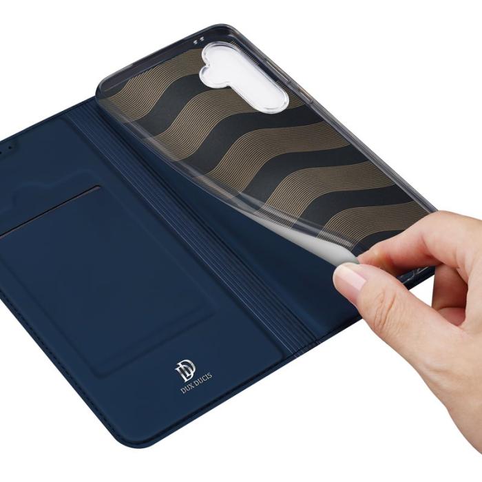 Dux Ducis - DUX DUCIS Skin Pro Series Samsung Galaxy S24 FE Fodral KonstLäder - Blå