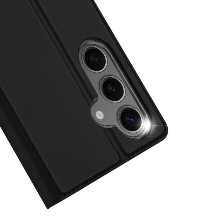 Dux Ducis - DUX DUCIS Skin Pro Series Samsung Galaxy S24 FE Fodral KonstLäder - Svart