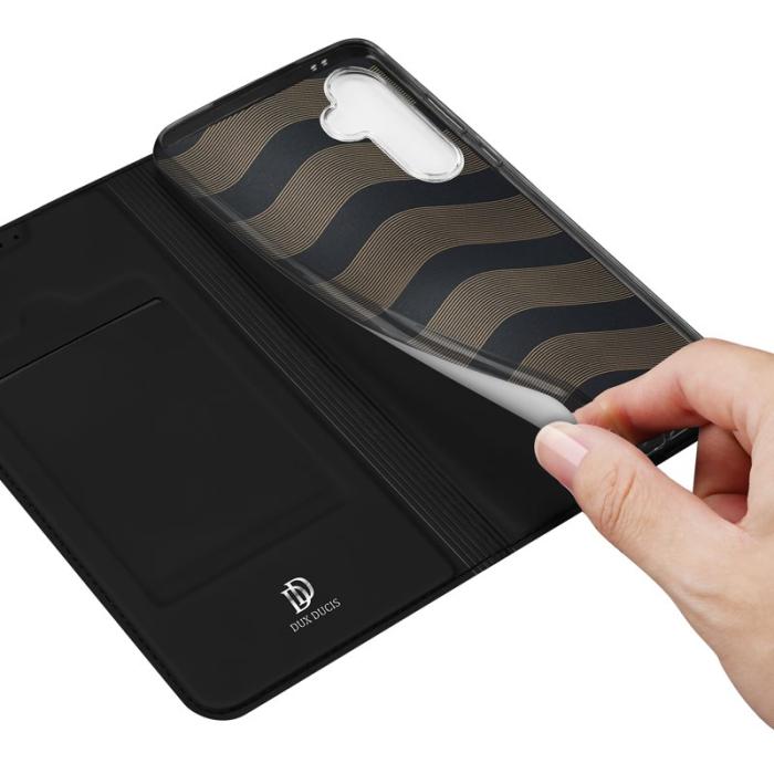 Dux Ducis - DUX DUCIS Skin Pro Series Samsung Galaxy S24 FE Fodral KonstLäder - Svart