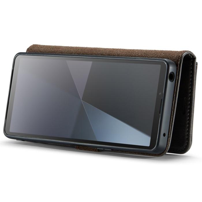 DG.MING - DG.MING Sony Xperia 10 VI Plånboksfodral 2 i 1 Removable Äkta läder - Grå