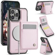 JEEHOOD - JEEHOOD J06 Mobilskal till iPhone 12 Pro Max L&auml;der MagSafe Rosa