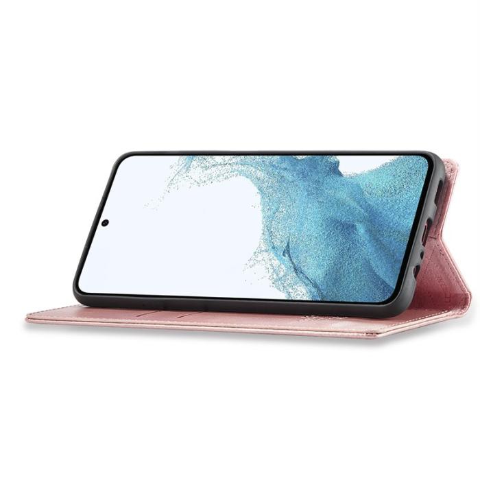 LC.imeeke - LC.IMEEKE Samsung Galaxy A17 Plånboksfodral Konstläder - Roséguld