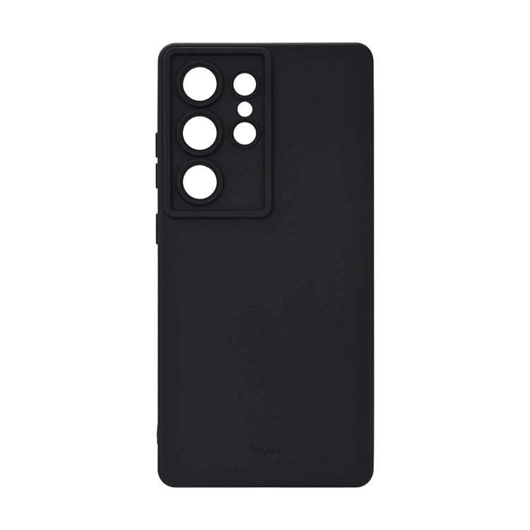 Onsala Galaxy S25 Ultra Mobilskal Silikonkänsla Återvunnen - Svart | 2353 | AlltMobil