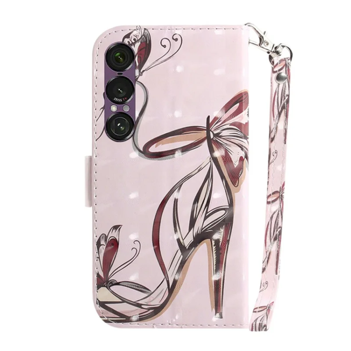 A-One Brand - Sony Xperia 1 VII Plånboksfodral med Handledsrem - Butterfly