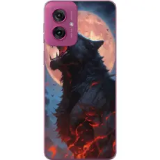 Gustaf - Mobilskal till Motorola Moto G55 med Ylande varg