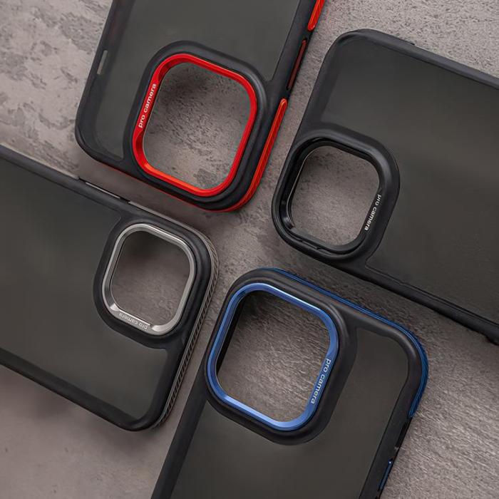OEM - iPhone 12/12 Pro Mobilskal Crystal Black - Grå
