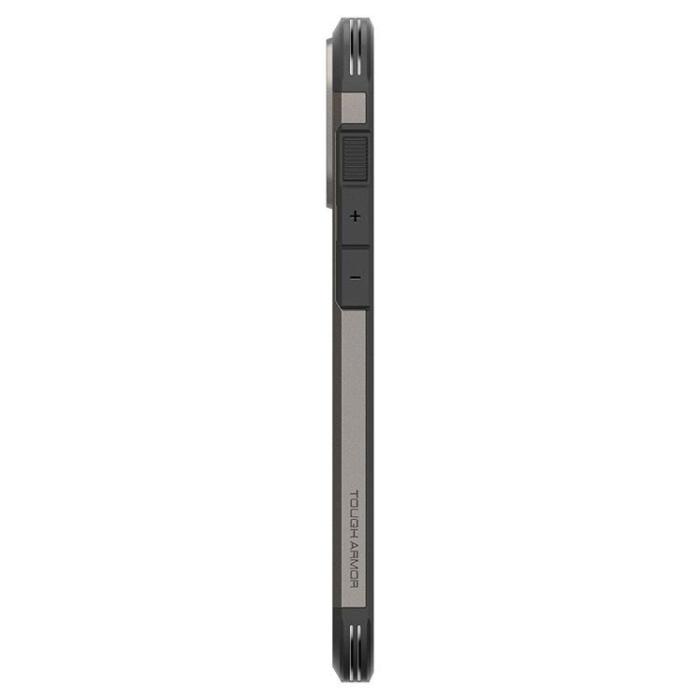 Spigen - Spigen iPhone 16 Pro Max Mobilskal MagSafe Tough Armor - Gunmetal
