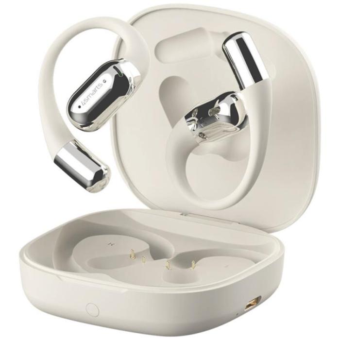 4smarts - 4smarts In-Ear Hörlurar Trådlösa OWS SkyBuds med AI-Skärm - Beige