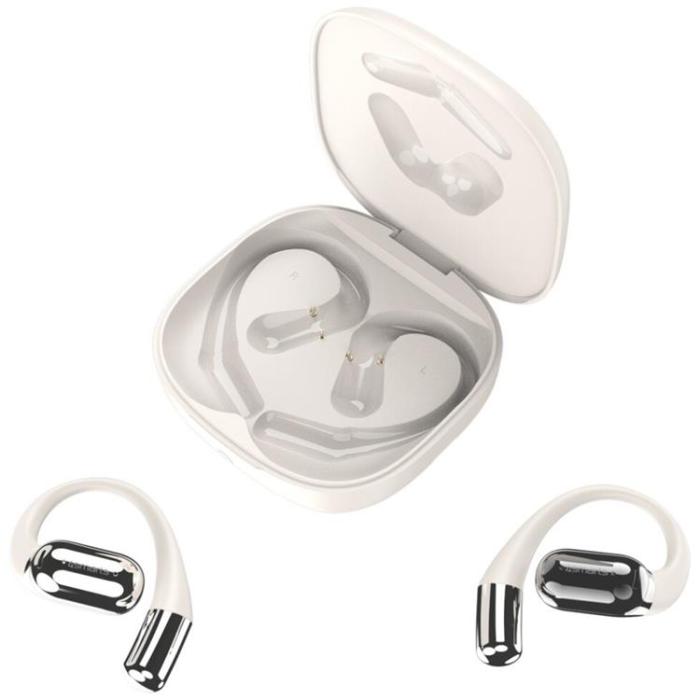 4smarts - 4smarts In-Ear Hörlurar Trådlösa OWS SkyBuds med AI-Skärm - Beige