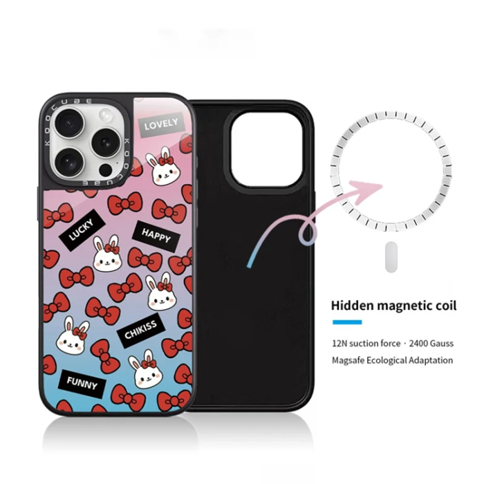 A-One Brand - iPhone 15 Pro Max Mobilskal MagSafe Aluminium Silikon