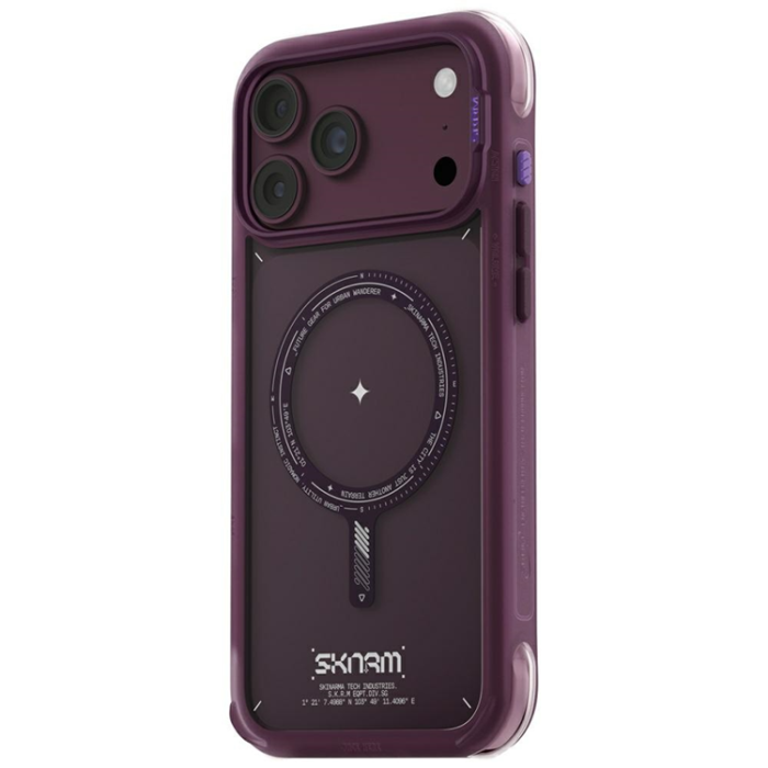 Skinarma - Skinarma Mobilskal För iPhone 18 Pro/17 Pro Magsafe Avion - Burgundy