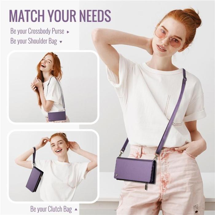 Caseme - CASEME Me10 Crossbody Väskor Zipper - Lila