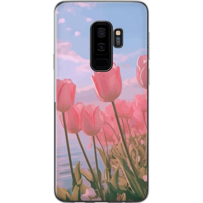 iSecrets - Mobilskal till Samsung Galaxy S9+ med Rosa Tulpaner