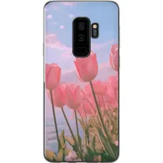 Gustaf - Mobilskal till Samsung Galaxy S9+ med Rosa Tulpaner