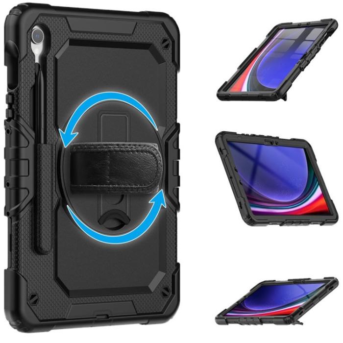 Tech-Protect - Tech Protect Galaxy Tab S9 FE Skal Solid360 - Svart