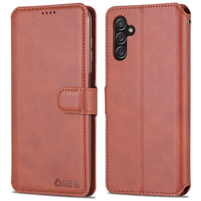 AZNS - AZNS Book Stand Plånboksfodral Konstläder - Brun för Samsung Galaxy A13 5G