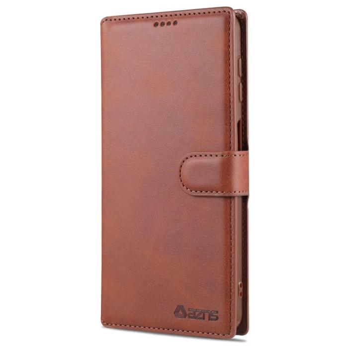 AZNS - AZNS Dual-sided Magnetic Clasp Plånboksfodral i Konstläder - Brun