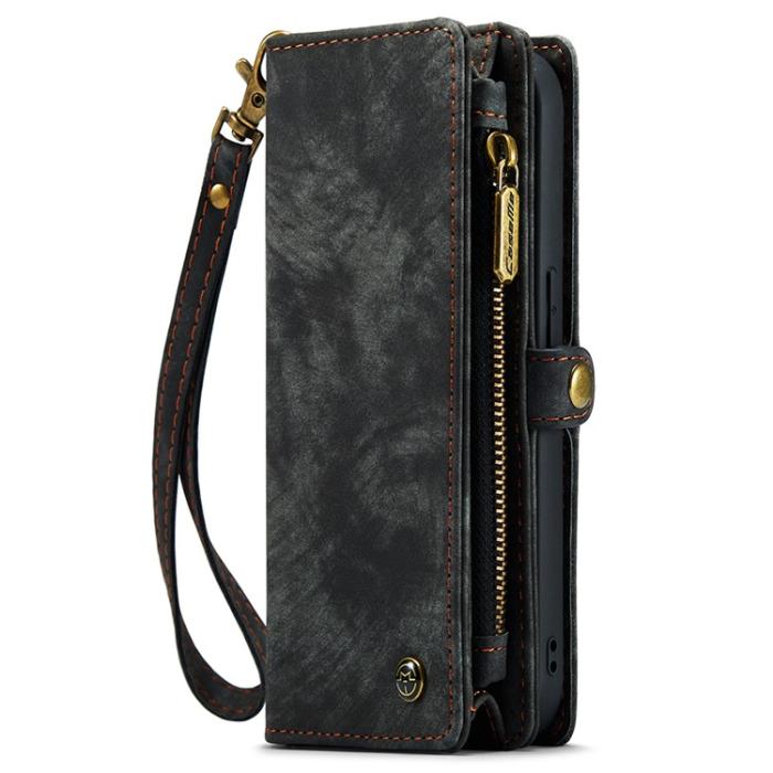 Caseme - CASEME iPhone 15 Pro Max Plånboksfodral 008 Detachable - Svart