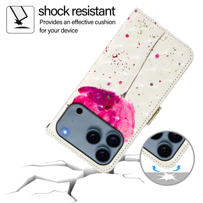 A-One Brand - iPhone 17 Pro Plånboksfodral Printing Pattern Med Strap