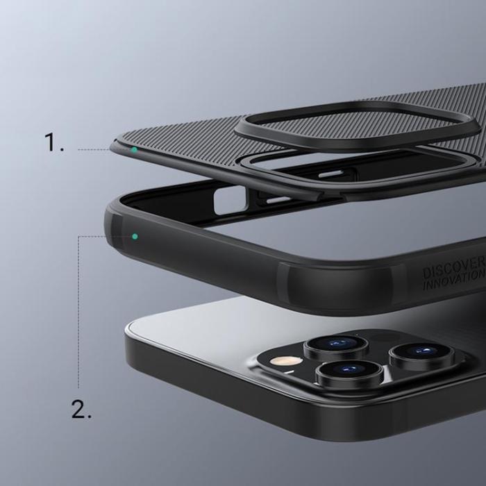 Nillkin - Nillkin Super Frosted Skal iPhone 13 Pro Max - Svart