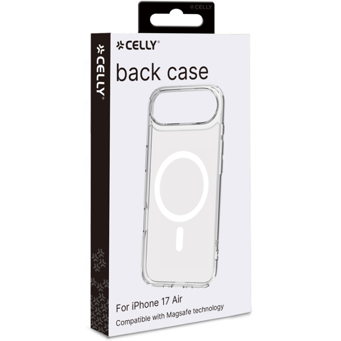 Celly - Celly iPhone Air Mobilskal MagSafe Gelskinmag - Transparent