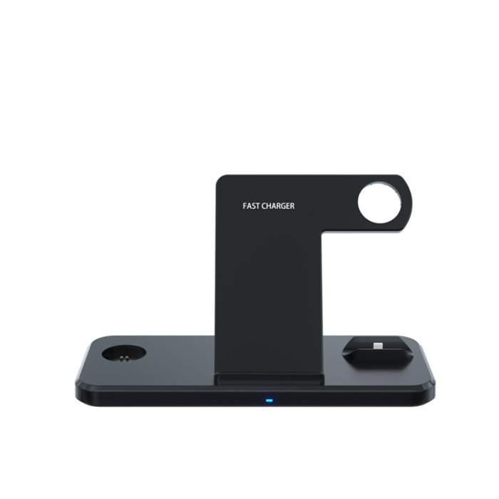 OEM - 3in1 Trådlös Laddare Apple Watch, iPhone, Airpods med Fläkt N60