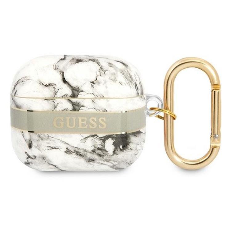 Guess Airpods 3 Skal Marble Strap Collection - Grå | 2353 | AlltMobil