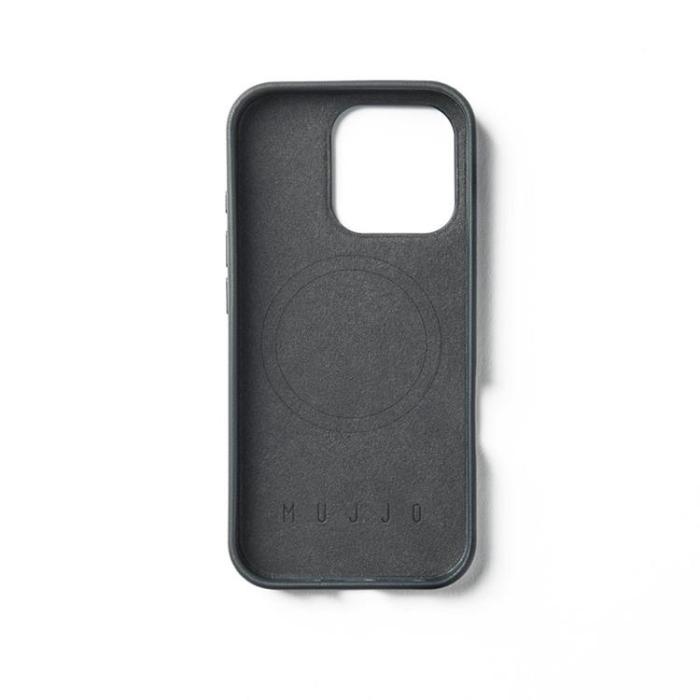 Mujjo - Mujjo iPhone 16 Pro Mobilskal MagSafe Maize - Stålblå