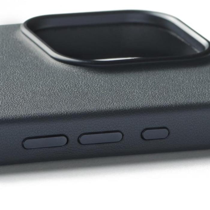 Mujjo - Mujjo iPhone 16 Pro Mobilskal MagSafe Maize - Stålblå