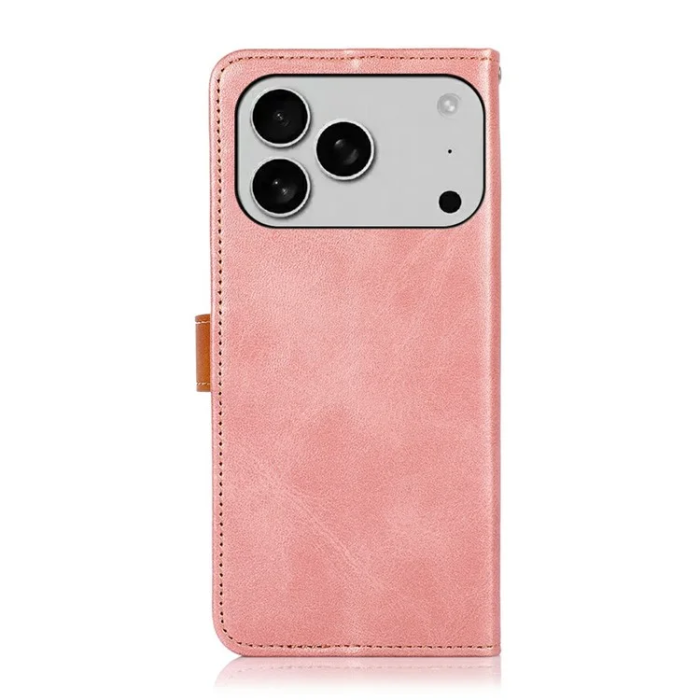 KHAZNEH - KHAZNEH iPhone 17 Pro Max Plånboksfodral Läder Stativ