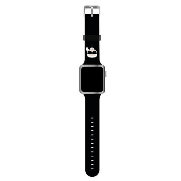 Karl Lagerfeld Apple Watch 4/5/6/7/SE (38/40/41mm) Band Saffano Karl Heads | 5123 | AlltMobil
