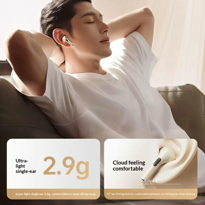 A-One Brand - AIGO TWS Trådlösa Bluetooth-Hörlurar Semi-In-Ear Smart Touch TJ07